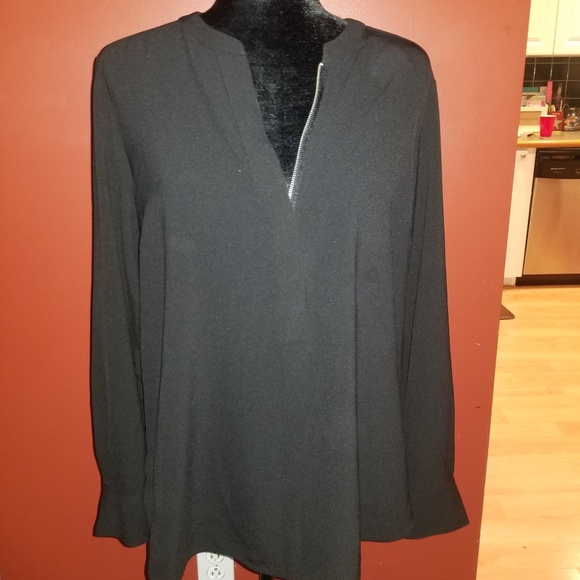 Willi Smith Tops - Sz Lg Willi Smith long sleeved work blouse NWOT